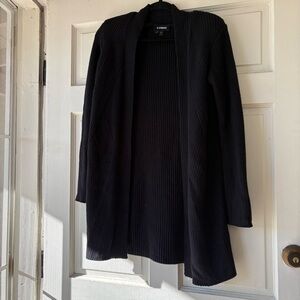 Express cotton Black Cardigan Sweater. SB3
